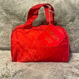 Vintage Escada Cosmetic Case Travel Bag